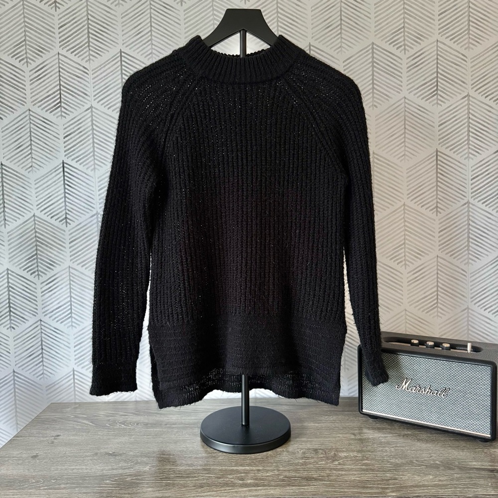 LC Lauren Conrad Black Knit Sweater